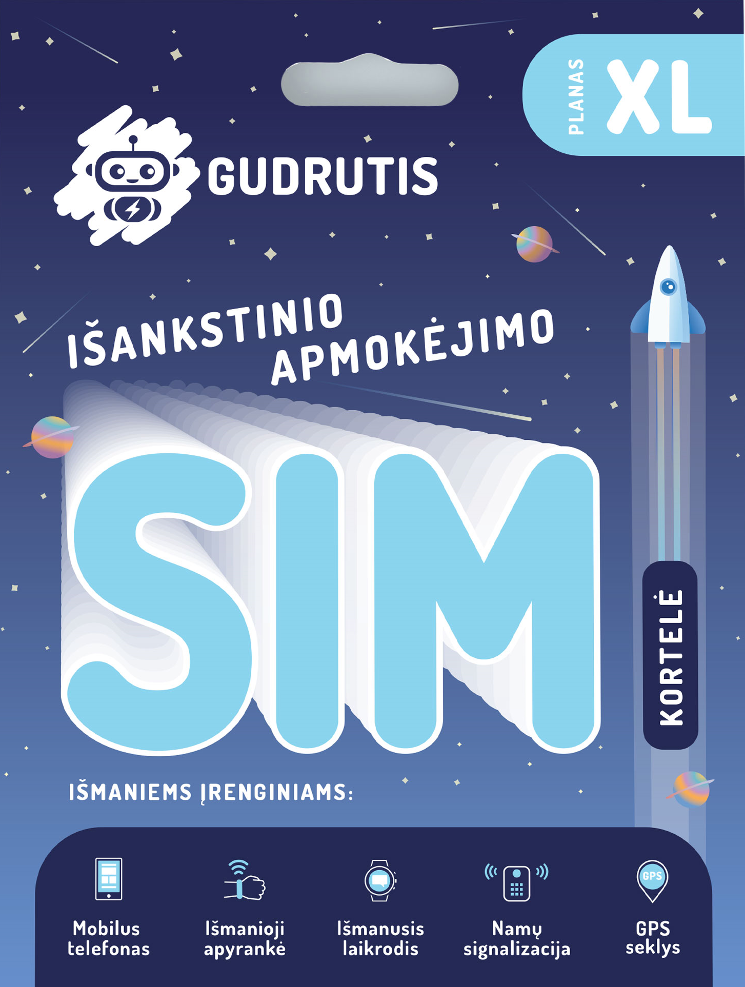 Gudrutis SIM XL planas